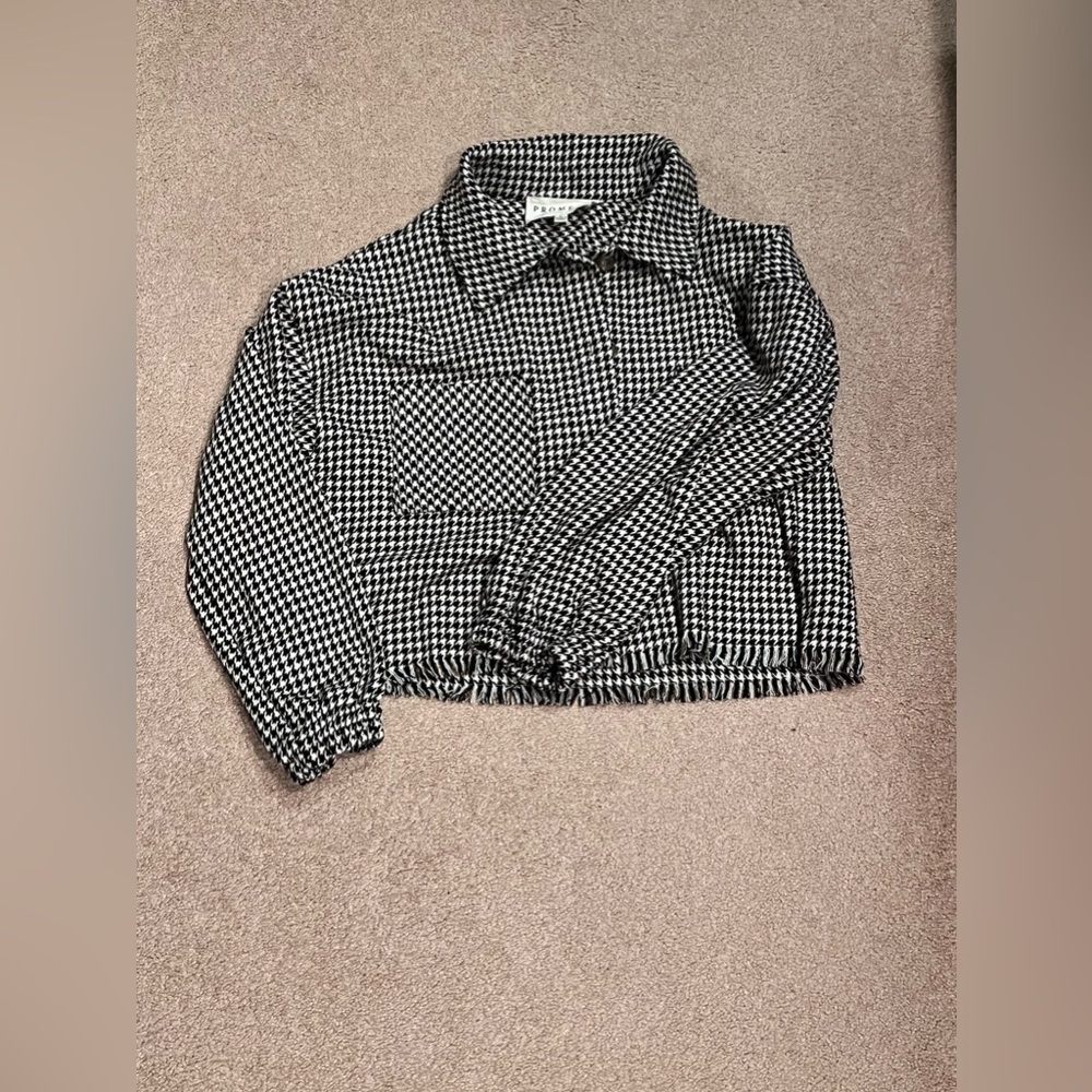 Cropped Polyester Jacket (New Without Tags) - image 1